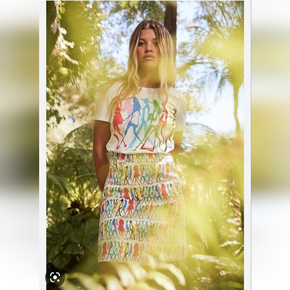 NWT! Weekend MaxMara Flutterflies 2021 collection skirt. - Picture 2 of 11